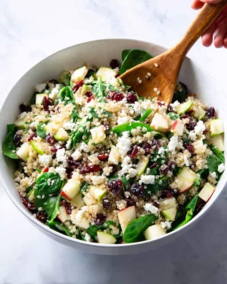 Apple Cranberry Quinoa Salad Recipe