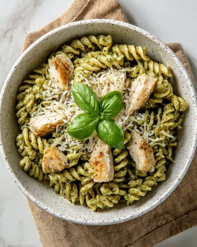 One Pot Creamy Pesto Chicken Pasta Recipe