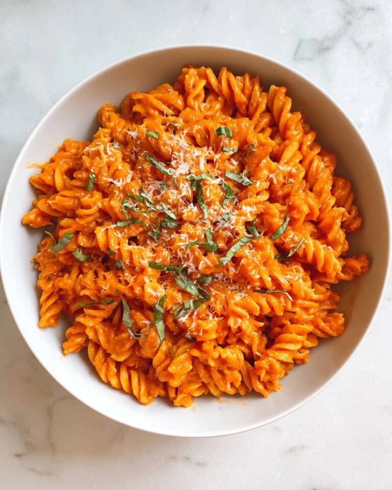 Spicy Tomato Pasta with Coconut Cream and Basil Recipe