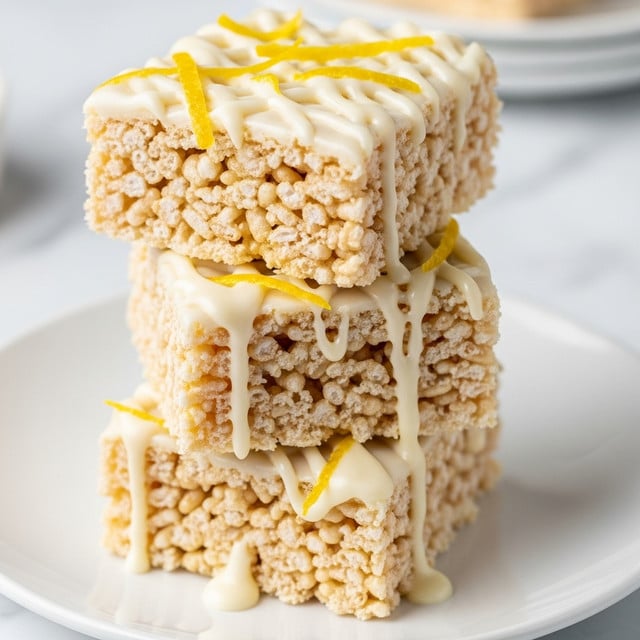Lemon Rice Krispy Treats Recipe