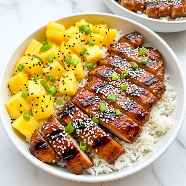 Teriyaki Chicken and Pineapple Bowls Recipe