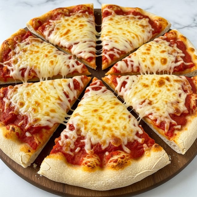 Four-Cheese Pizza Recipe