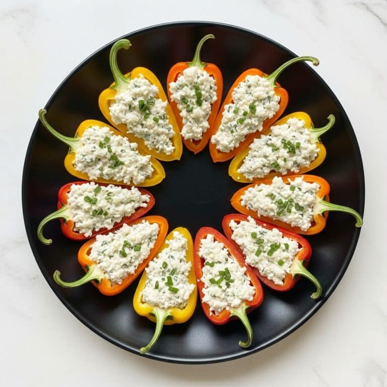 Cheese and Everything Bagel-Stuffed Mini Peppers Recipe