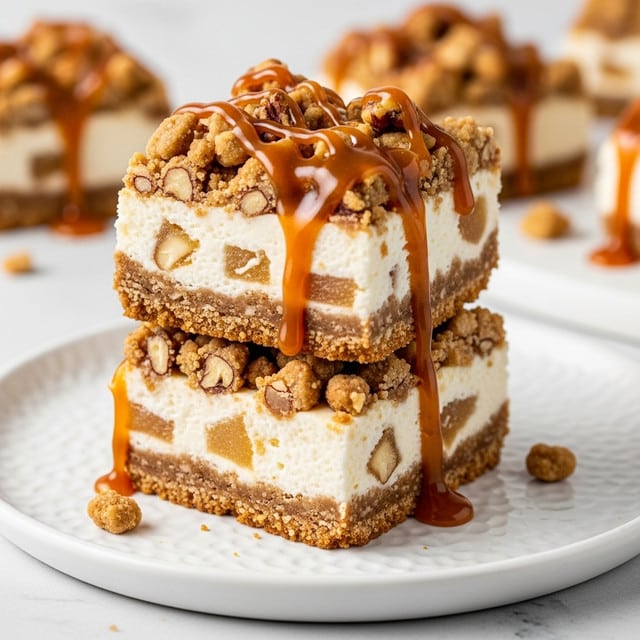 Caramel Apple Cheesecake Bars Recipe