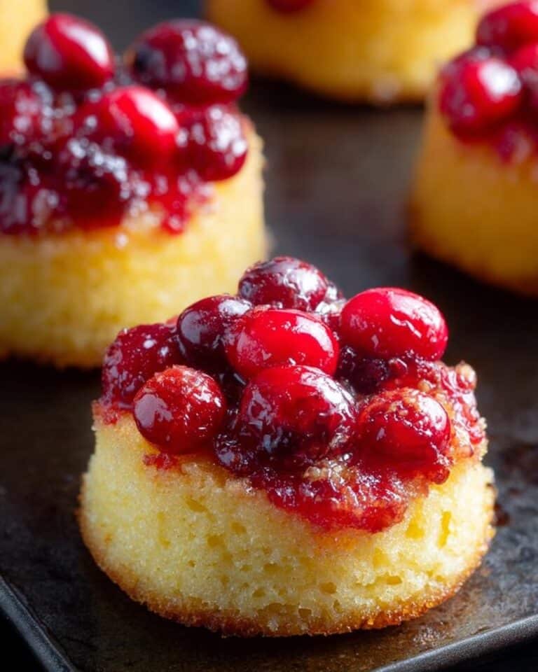 Mini Cranberry Orange Upside Down Cake Recipe