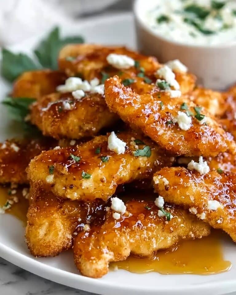 Crispy Hot Honey Feta Chicken Recipe