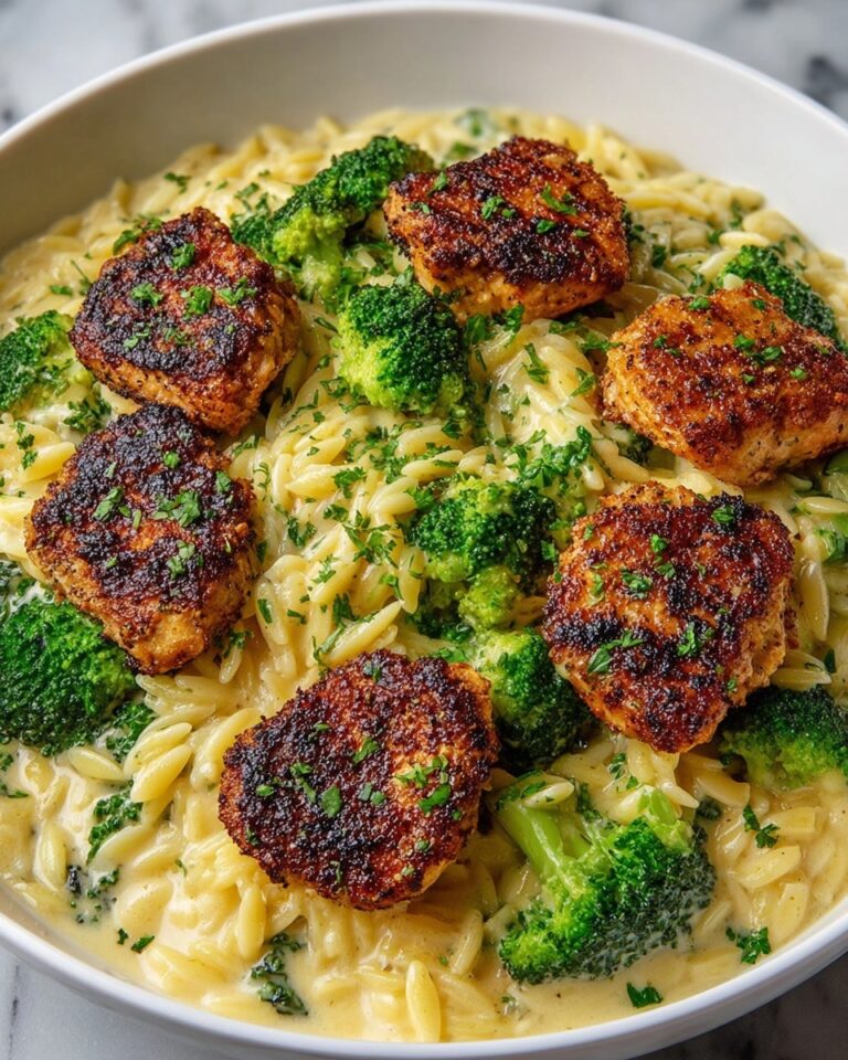 Lemon Pepper Chicken Broccoli Orzo Recipe
