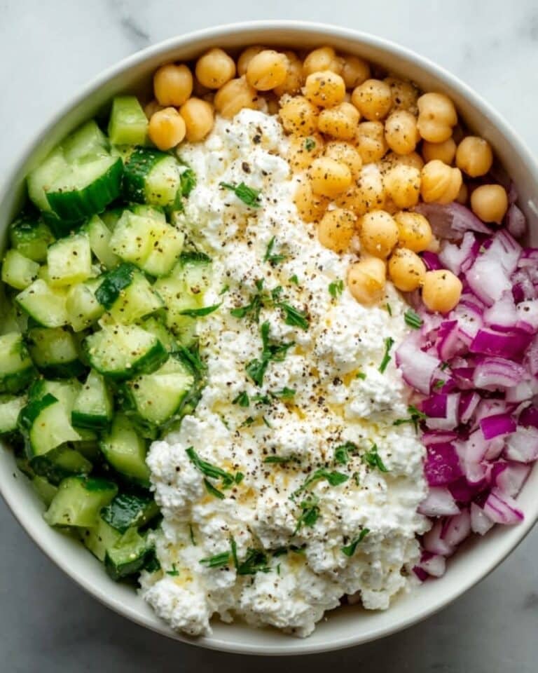Cottage Cheese and Chickpea Salad Recipe