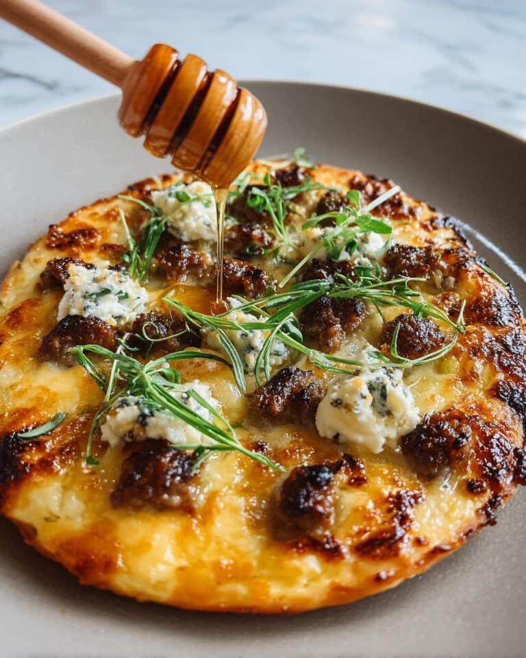 Sausage Ricotta Honey Hot Pizza Recipe
