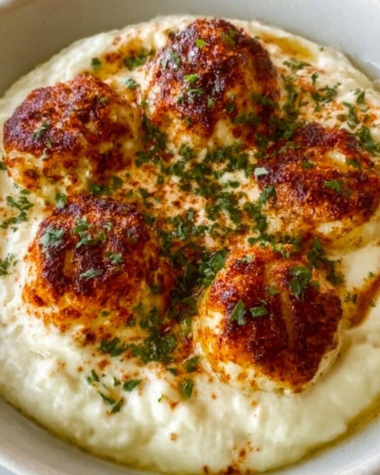 Parmesan Cloud Chicken Bombs with Creamy Parmesan Sauce Recipe
