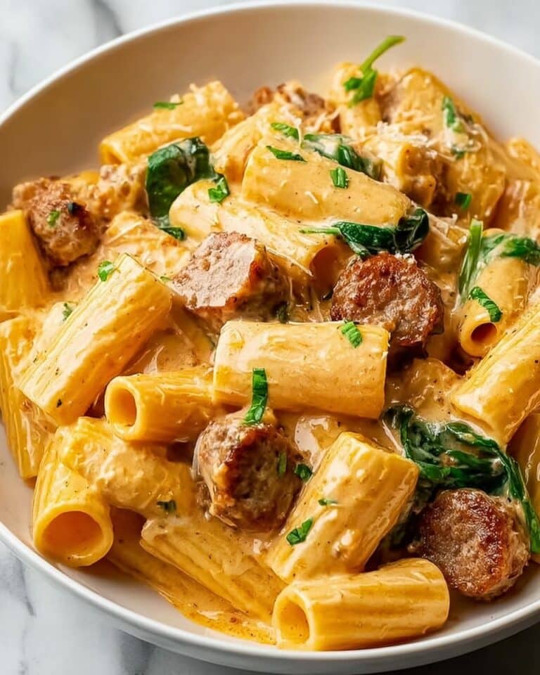Creamy Italian Sausage Rigatoni Recipe