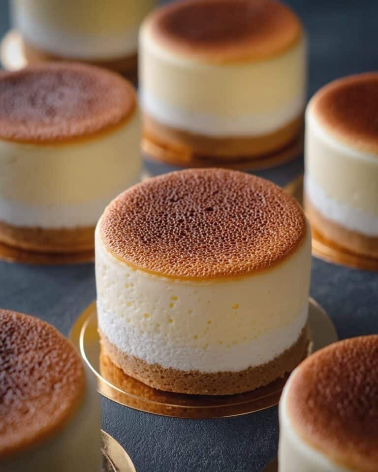 Quick Mini Japanese Cheesecakes Recipe
