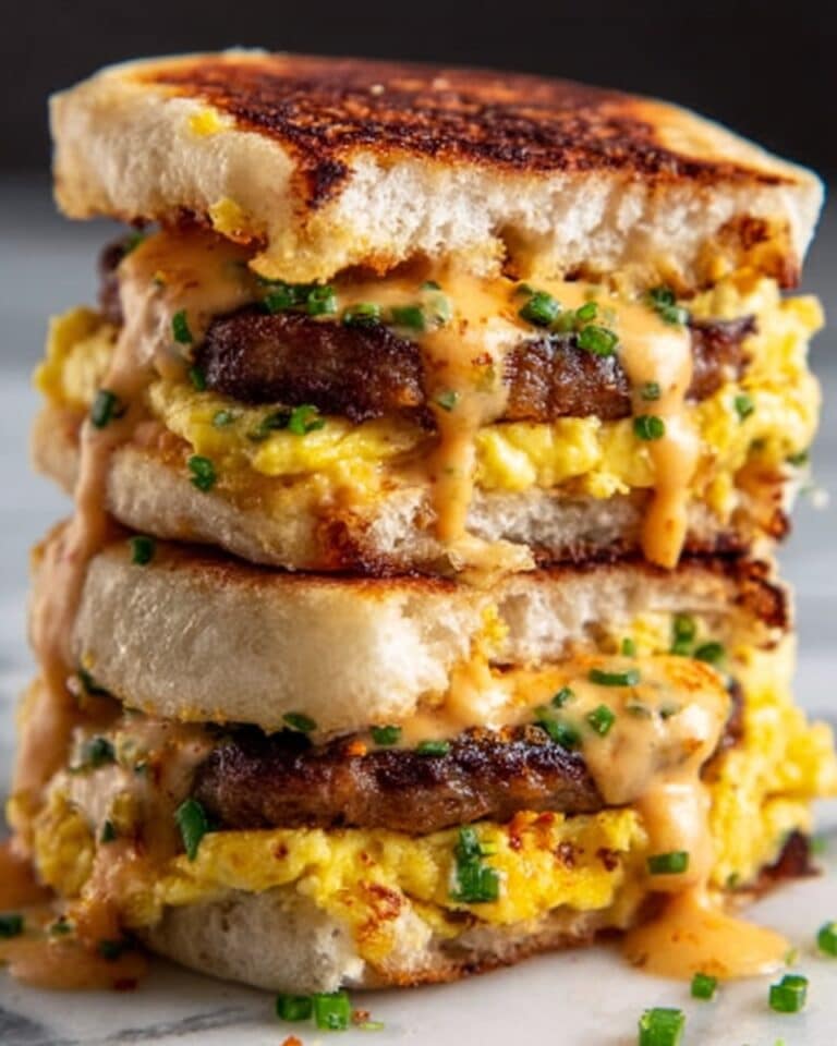 Spicy Chipotle Egg Breakfast Sandwiches Recipe