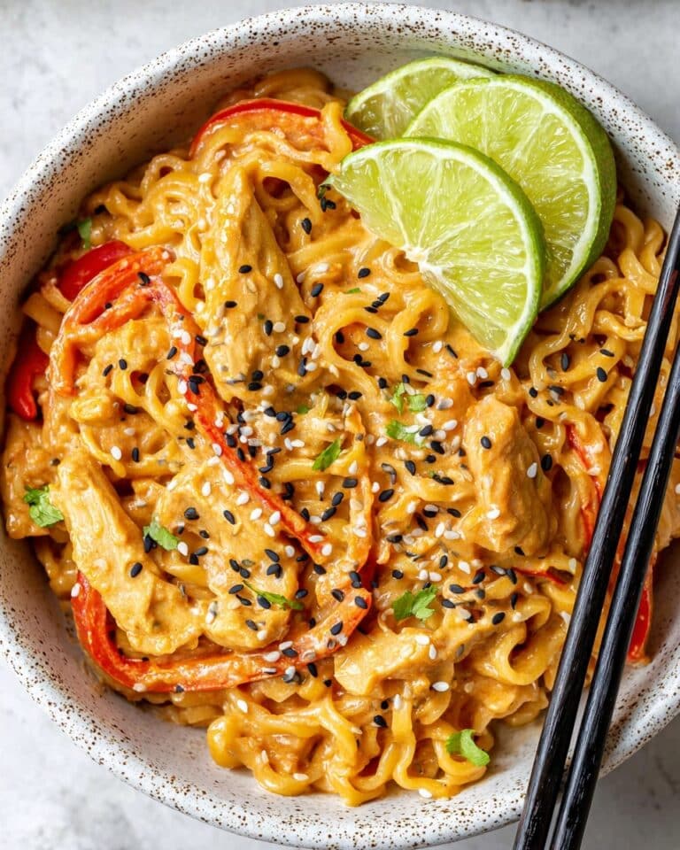 Thai Curry Noodles with Chicken Recipe