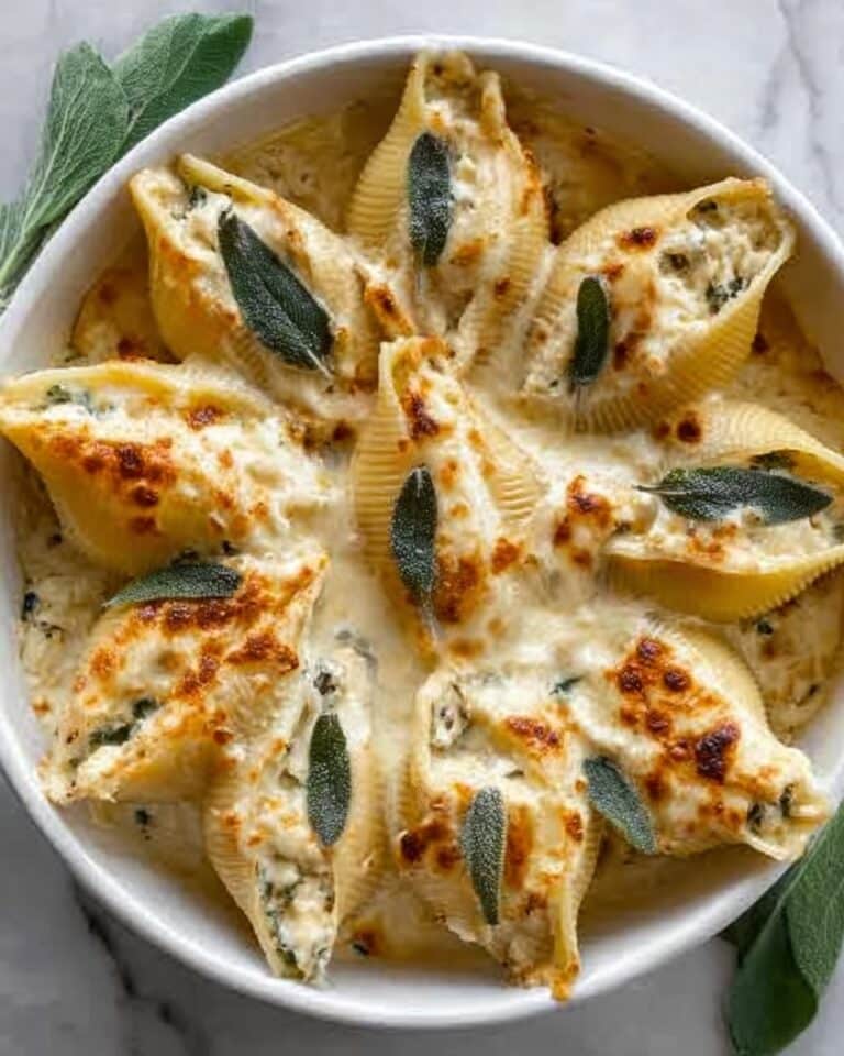 Pumpkin & Gouda Stuffed Shells Recipe