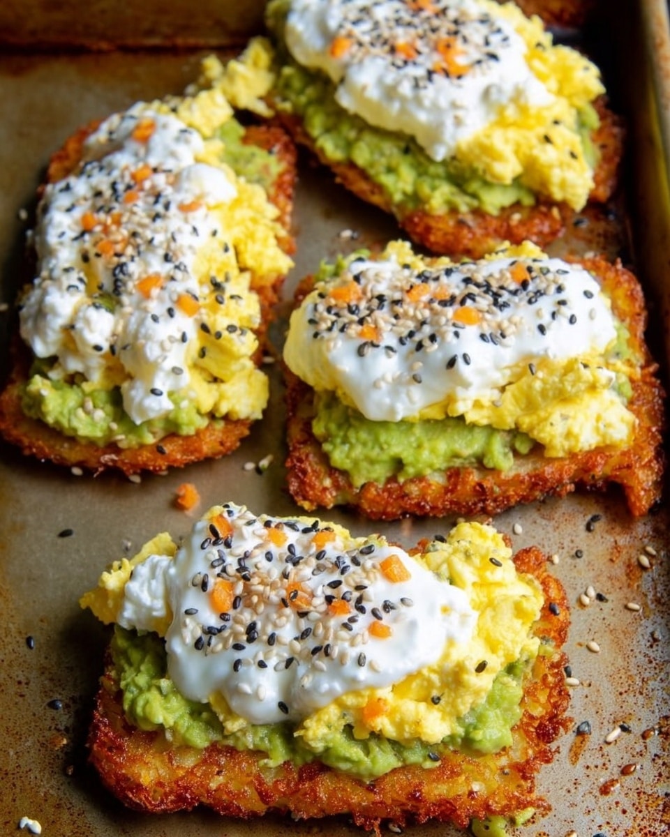 The image shows a white pan filled with four browned, thick meat patties partly covered in a creamy, light beige sauce with specks of herbs. The patties have a rough texture with charred dark brown spots and are garnished with small green herb sprinkles. A silver spoon rests in the sauce near the top left of the pan. The background surface has a white marbled texture. Photo taken with an iphone --ar 4:5 --v 7