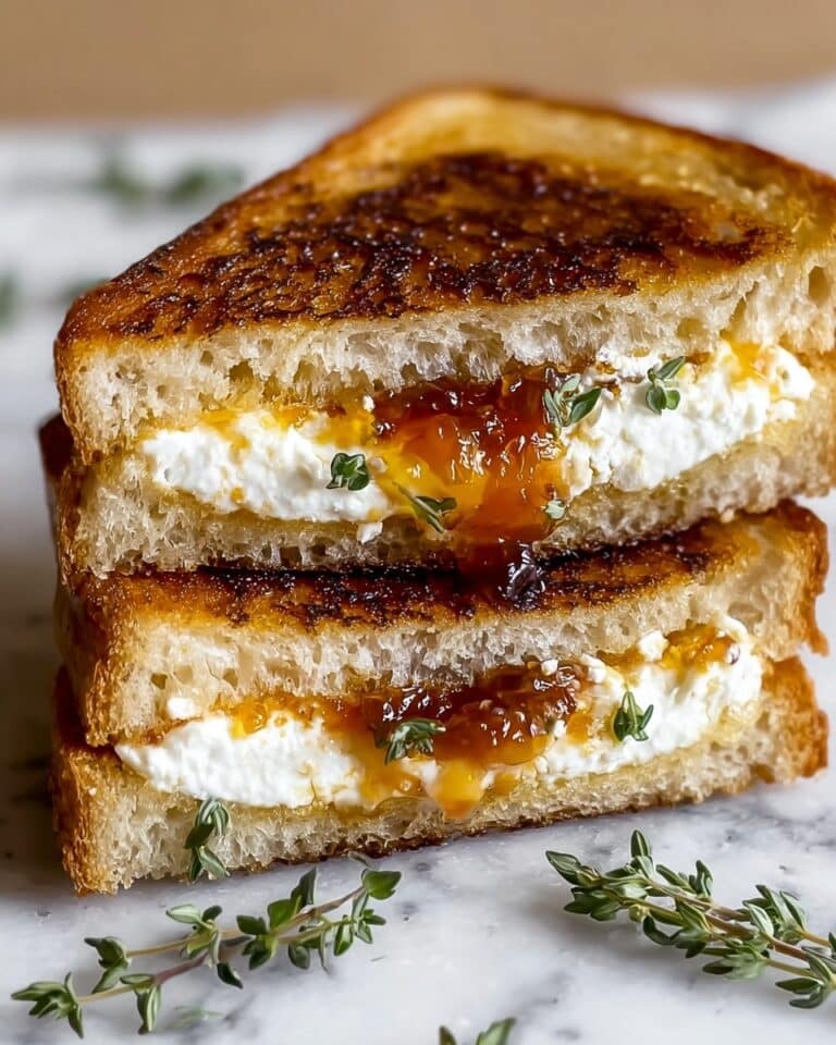 Goat Cheese Grilled Cheese with Honey Bliss Recipe