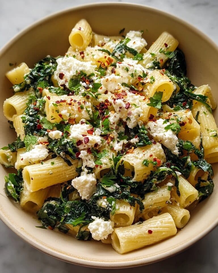 Quick Spinach and Feta Pasta Recipe