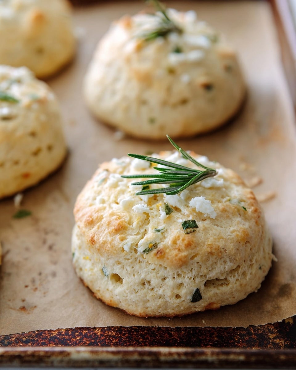 The image shows several thick, triangular pastries on a baking tray lined with light brown parchment paper, placed on a white marbled surface. Each pastry has two main layers: a base layer of golden, flaky crust with visible folds and a thick top layer of light golden brown cookie dough embedded with dark chocolate chips. The cookie dough is soft and slightly spread out, with some chocolate chips scattered on and around the pastries. There is a dusting of powdered sugar on top of the cookie dough, giving a slight white frosty appearance. To the right of the pastries, a small white bowl holds extra chocolate chips, and to the left, a metal ice cream scoop contains a round ball of cookie dough. photo taken with an iphone --ar 4:5 --v 7