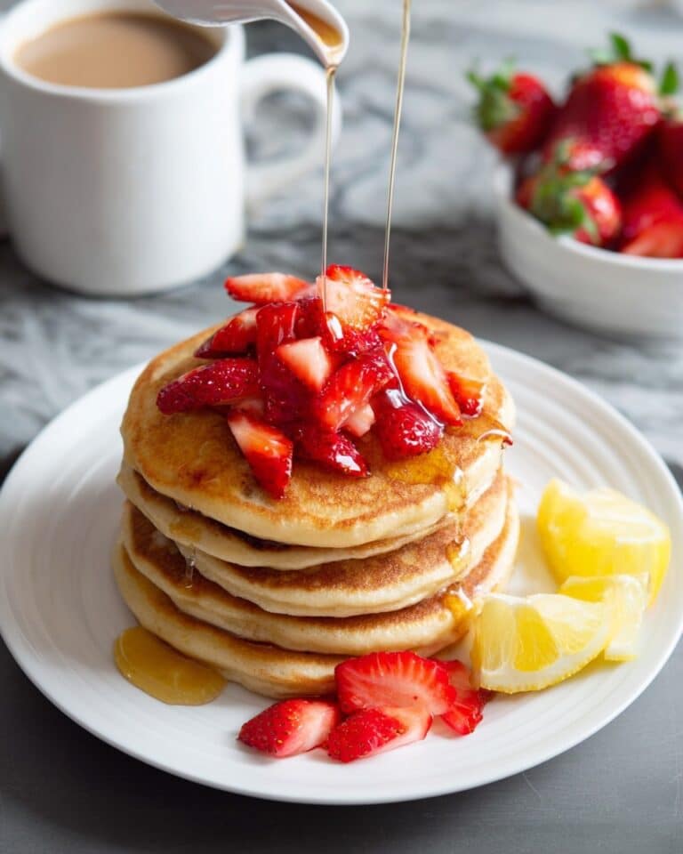 Lemon Greek Yogurt Pancakes Recipe