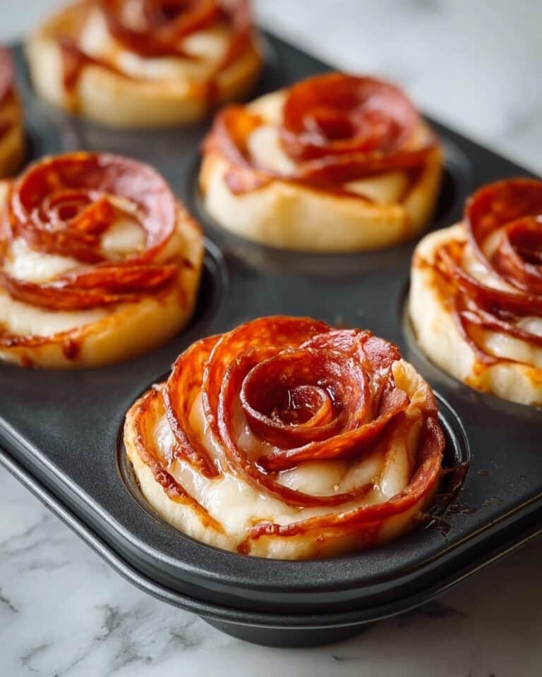 Easy Pizza Roses for Valentine’s Day Recipe