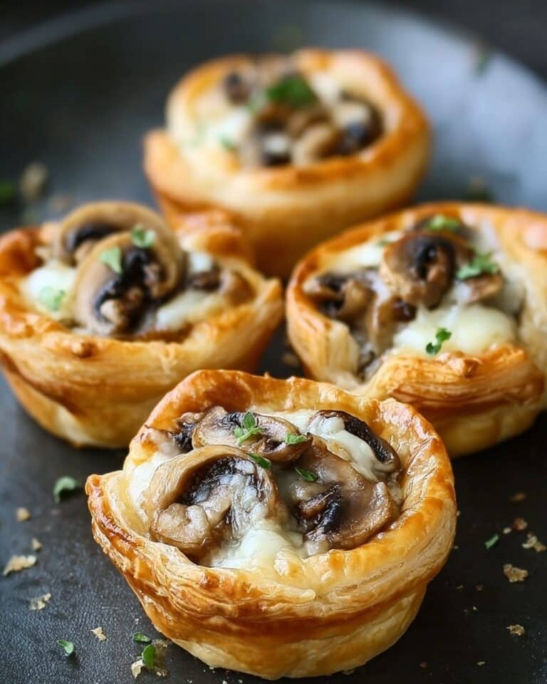 Mouthwatering Mushroom Cheese Puff Bites Recipe