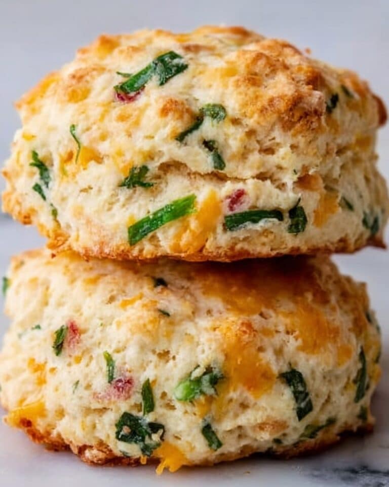 Breakfast Protein Biscuits with Spinach, Cheddar, and Ham Recipe