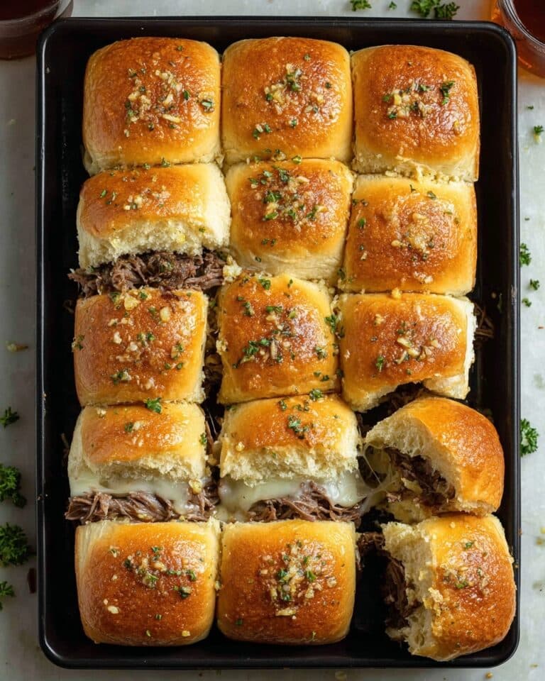 Easy French Dip Sliders Recipe