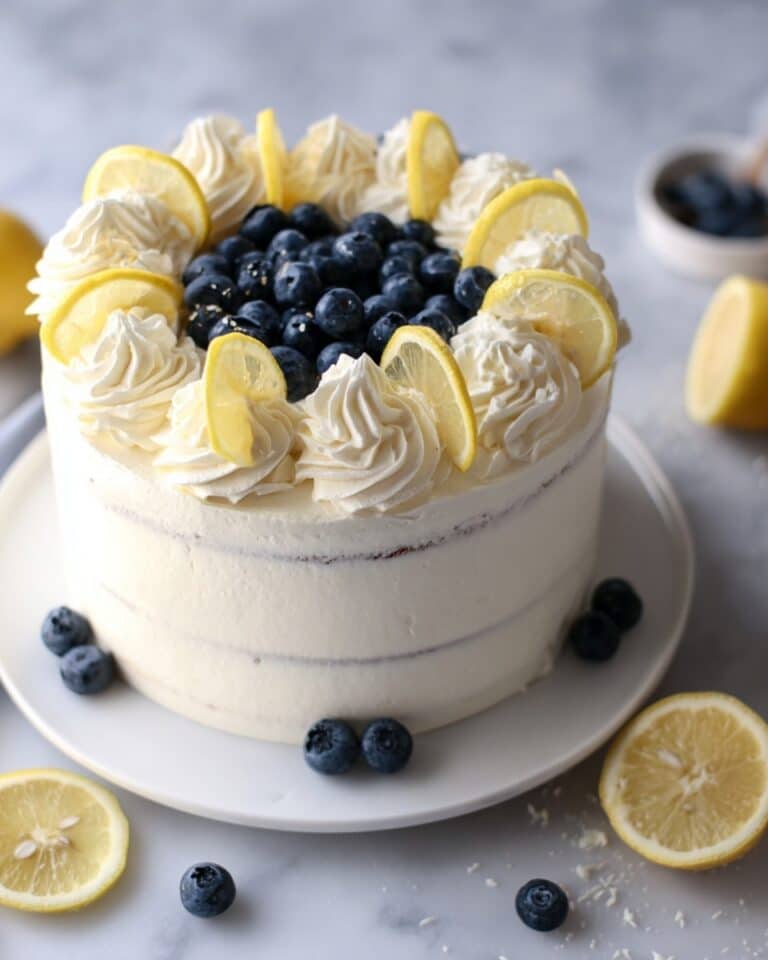 Lemon Blueberry Cake Recipe