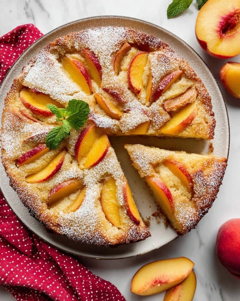 Fresh Peach Cake Recipe