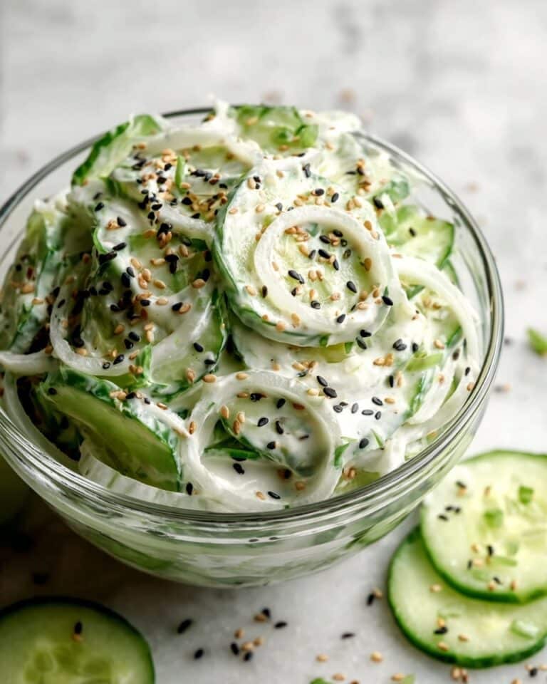 Easy California Roll Cucumber Salad Recipe