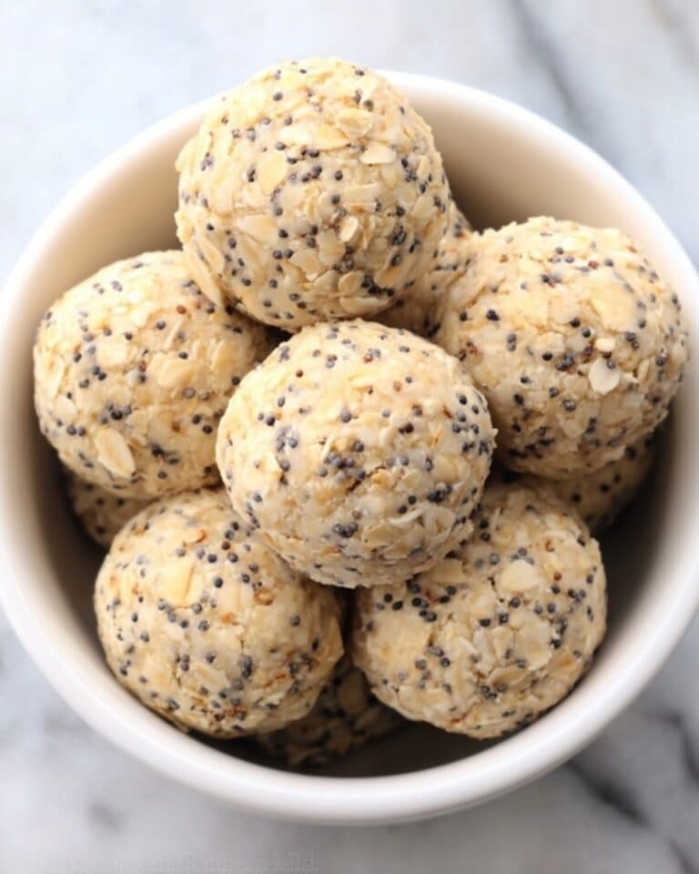 Lemon Poppy Seed Energy Bites Recipe