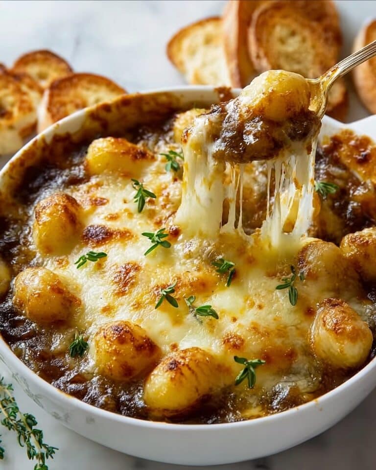 Simple Baked French Onion Gnocchi Recipe