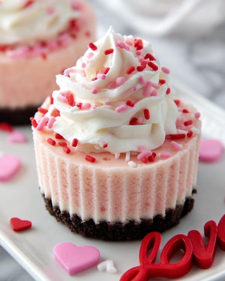Mini Valentine Cheesecakes Recipe