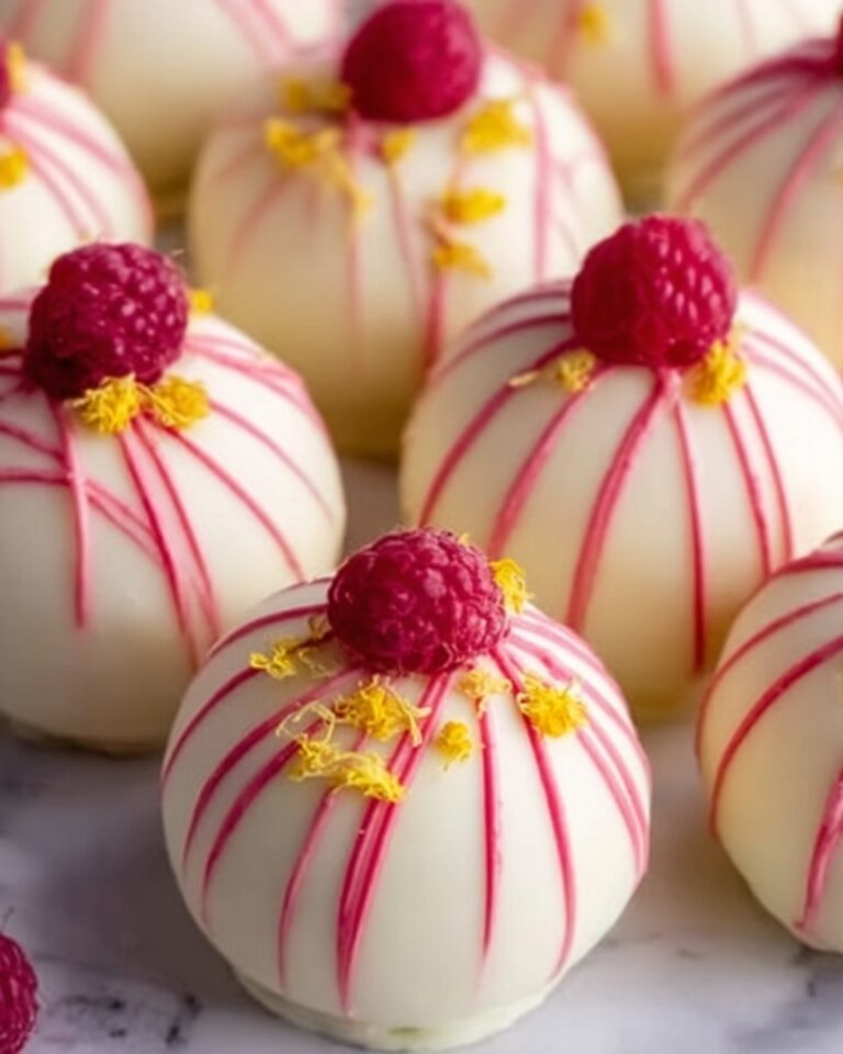 Lemon Raspberry Cheesecake Truffle Balls Recipe