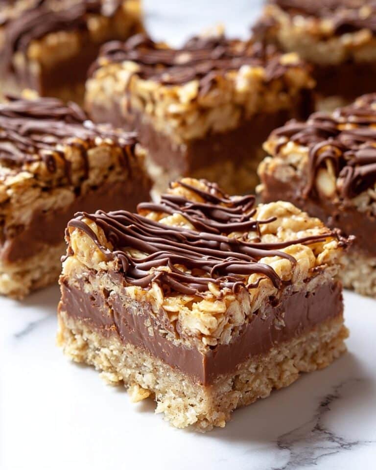No Bake Chocolate Oatmeal Bars Recipe