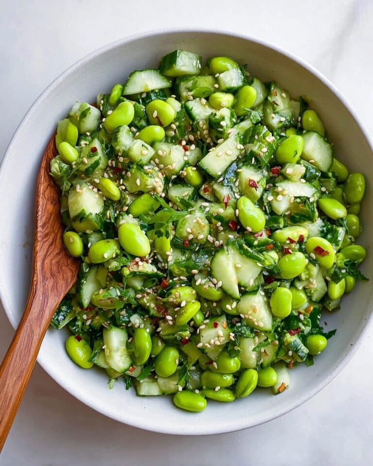 Crispy Cucumber Edamame Salad for a Refreshing Summer Treat Recipe