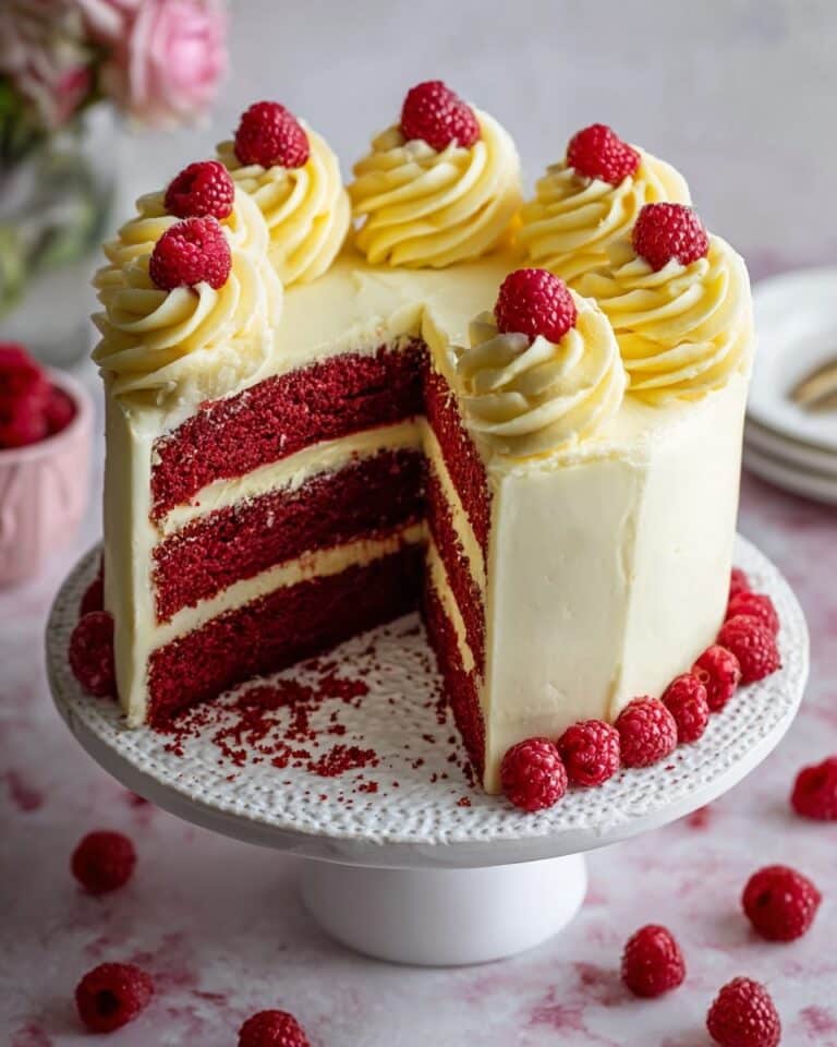 Raspberry Cake With Lemon Buttercream Recipe